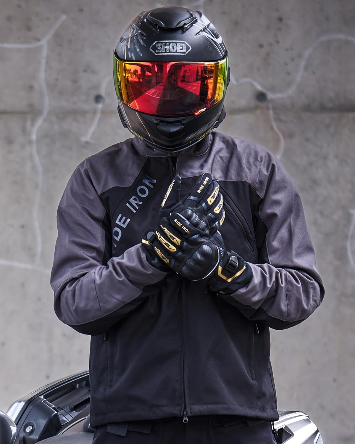 Winter Motorcycle Gloves for Men & Women Waterproof Warm Cold Weather Riding Gloves with Touchscreen for ATV UTV Riding, Road Racing, Snowmobile, Motocross - Image 2