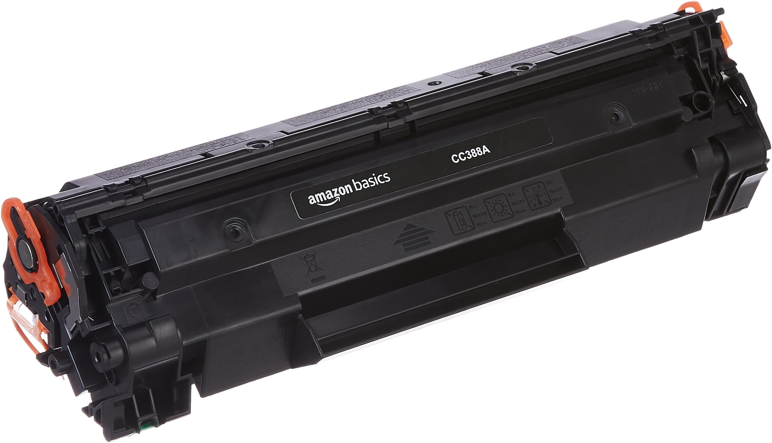 amazon basics 88A/CC388A Laser Toner Printer Cartridge | for HP Laser Jet P1007/P1008/P1106/P1108, Pro M1136/M1213nf/M1216, Pro M202dw / MFP M128/ M226 | Up to 1500 Pages Yield (Black)