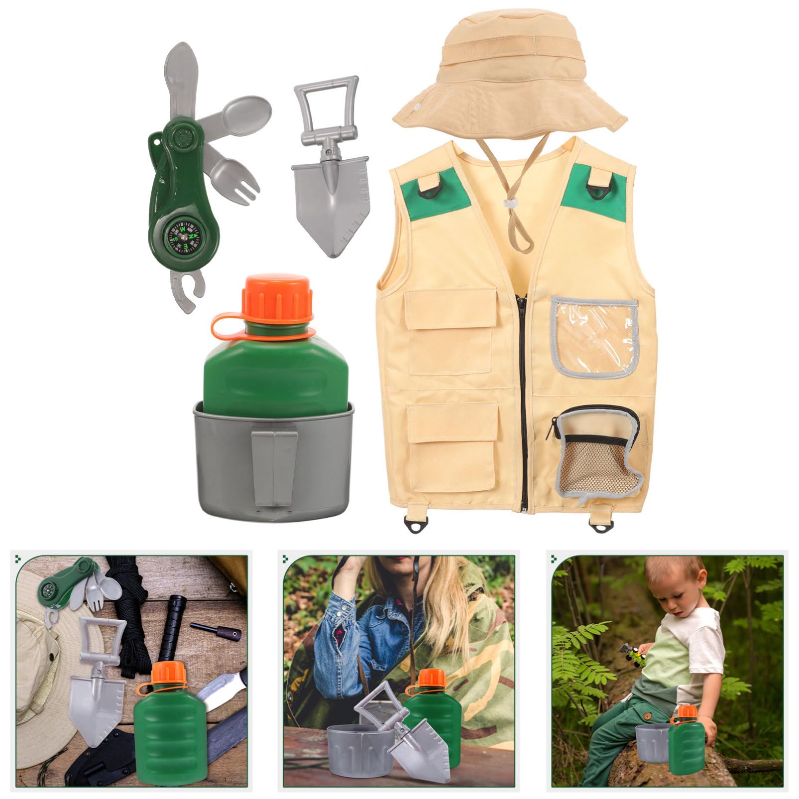 Kit de Explorador para Niños 1 Set de Tejido y Plástico