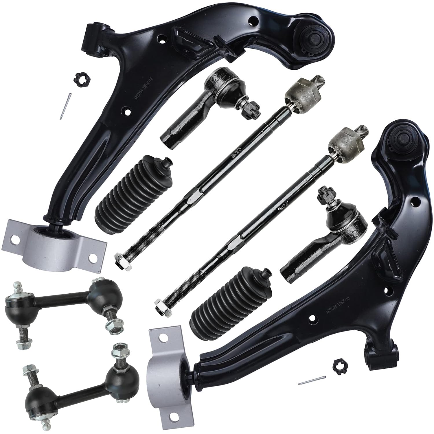 Detroit Axle - 10pc Front End Kit for 2000-2003 Nissan Maxima 2000-2004