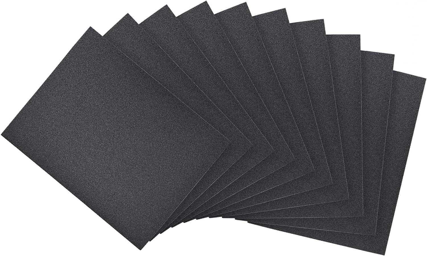 MACHSWON 9 x 11inch Wet Dry Silicone Carbide Paper Waterproof Sandpaper for Wood Furniture Finishing Metal Sanding 10 pcs 120Grits