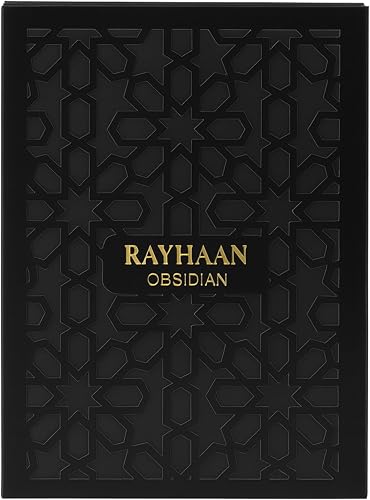 Rayhaan Obsidian - Woody, Spicy, Amber, Masculine - Eau de Parfum-Long-Lasting Fragrance for Men, 3.4 Ounce / 100 ml - 5