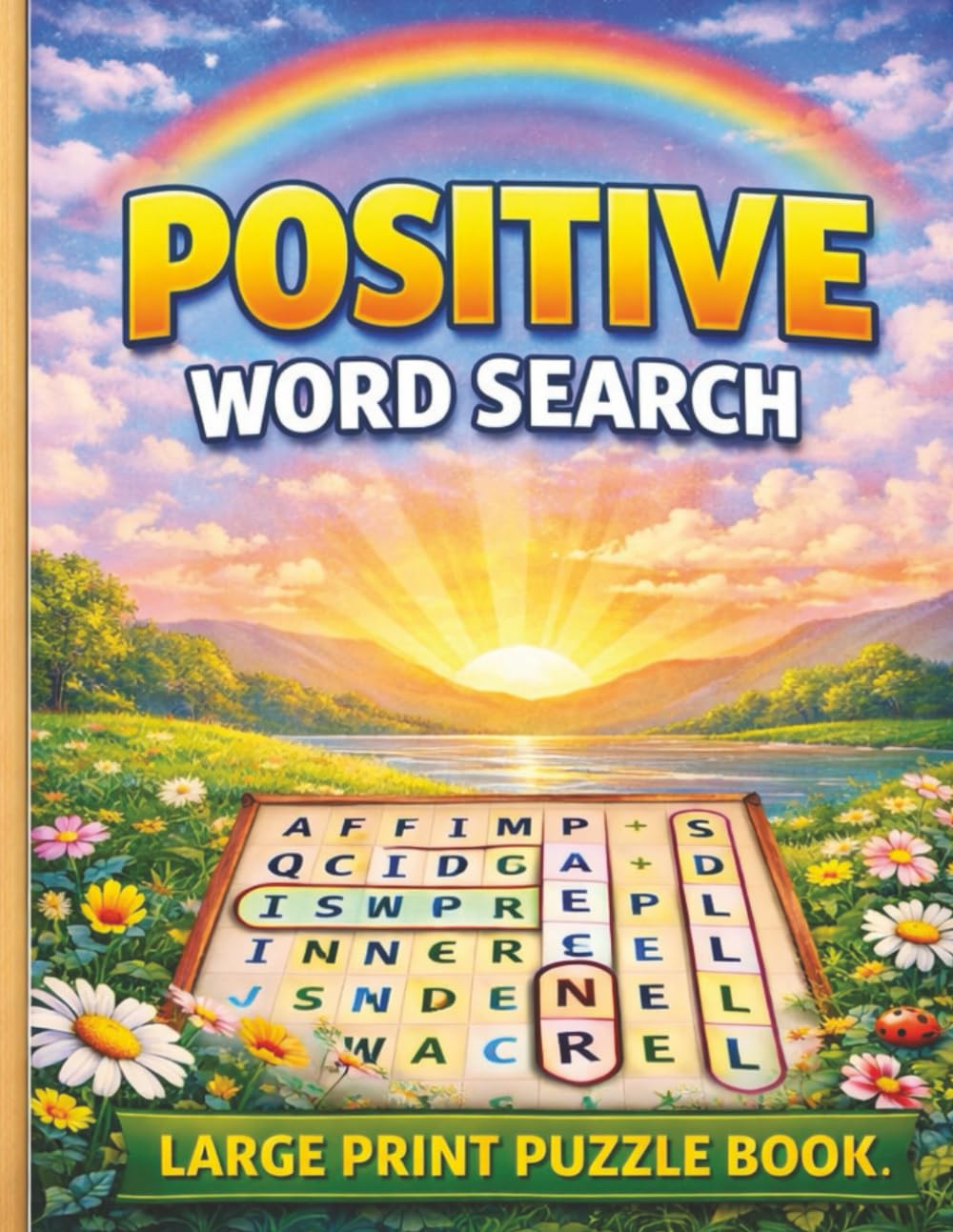 Large Print Positive Words Word Search: 100 Easy-to-Read Puzzles for Seniors & Adults Uplifting Word Searches for Relaxation and Focus (Large Print Word Search for Relaxation)