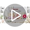 Flower Throw Pillow, Soft Brown 17.7" Shaped Floor Pillow for Home Decor, Cute Aesthetic Plush Decorative Pillows for Bed, Sofa, Couch