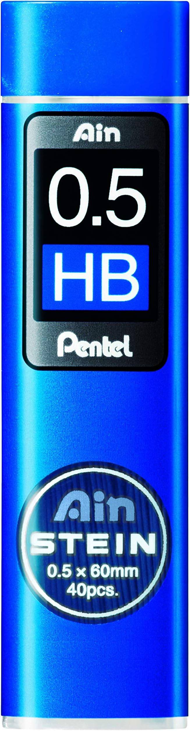 Ain Stein Mechanical Pencil Lead, 0.5mm Hb, 40 Leads (C275-Hb)