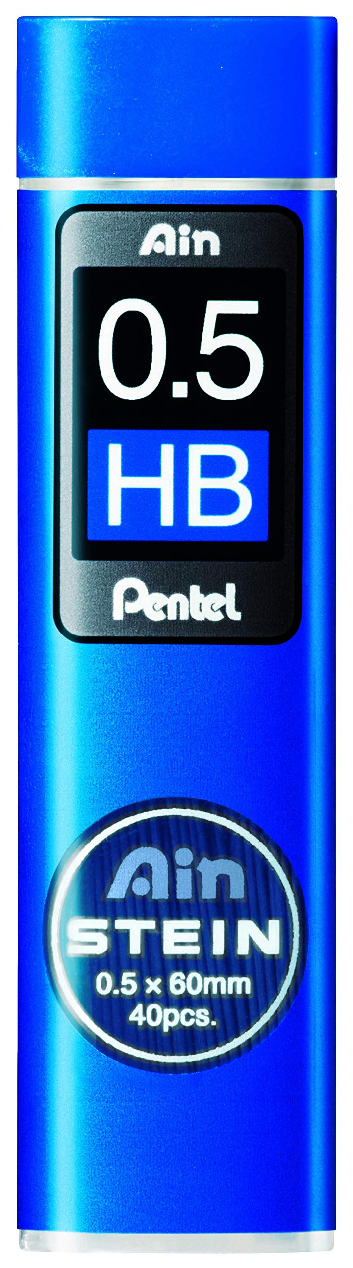 Pentel C275-HB Ain Stein Refill Leads, 0.5mm, Grade HB (Pack of 12)