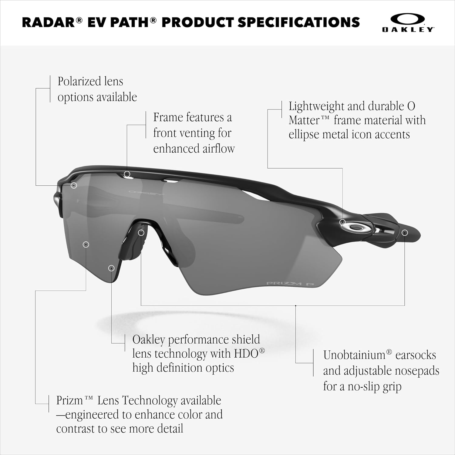 Oakley Men's OO9208 Radar EV Path Sunglasses - Image 4