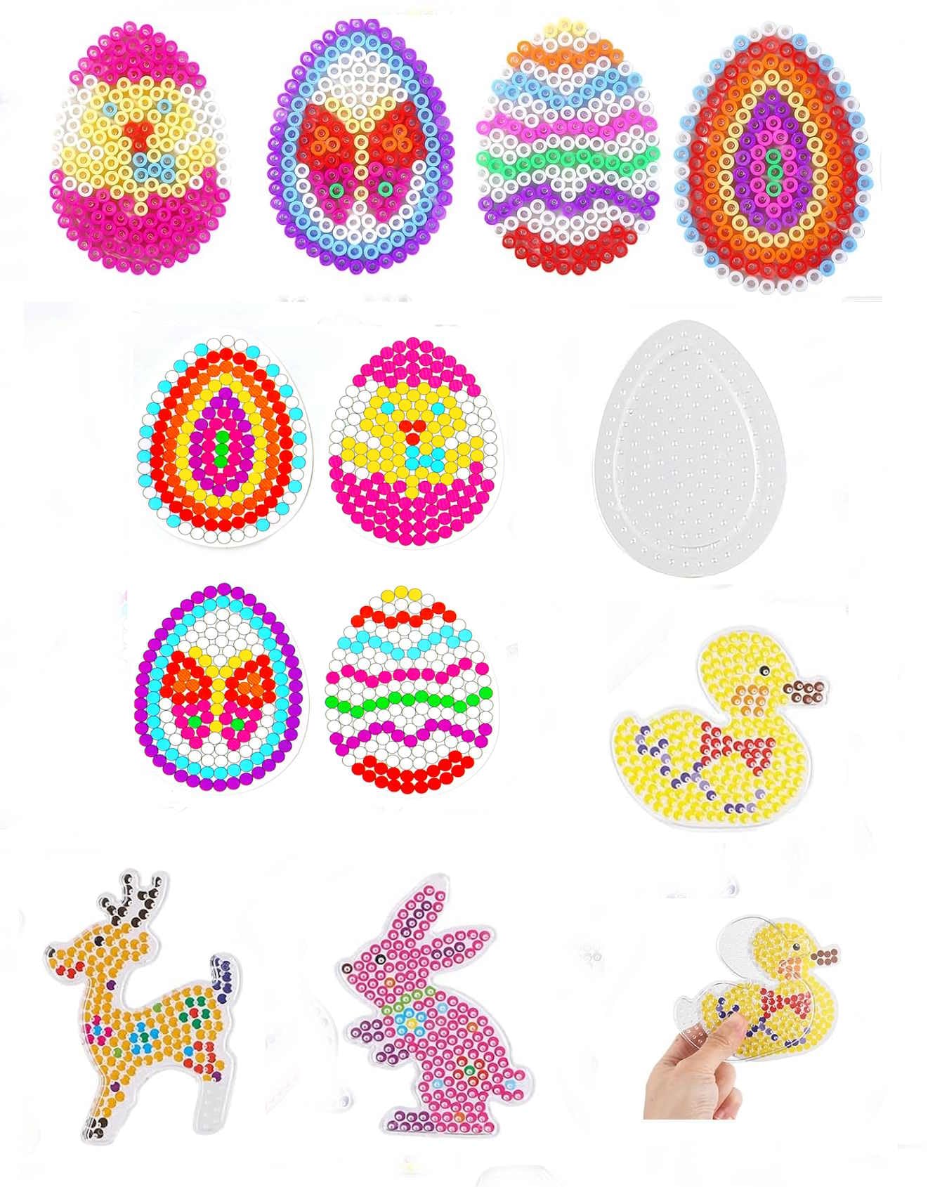 Plaques à Perles Happy Price Toys - Kit 5 Plaques à épingles Avec Modèles Navires Pour Perles Hama Midi