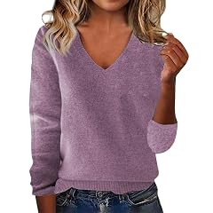 Cashmere Sweaters for Women 2025 V Neck Quiet Luxury Pullover Lightweight Knitted Warm Tops Fall Winter