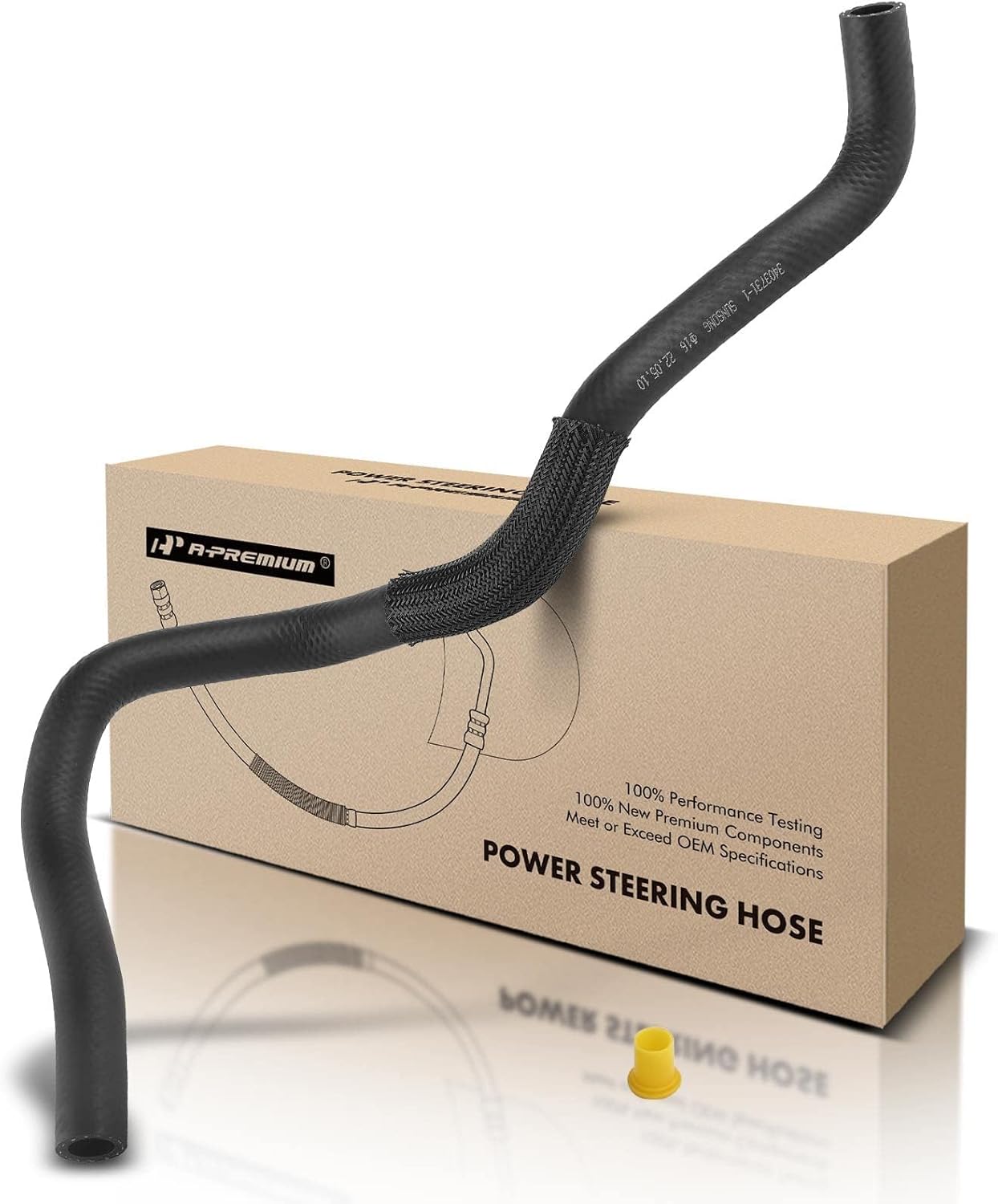 A-Premium Power Steering Reservoir/Suction Line Hose Assembly Compatible with Subaru Outback 2005 2006 2007 2008 2009, 2.5L, Reservoir To Pump