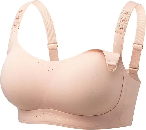 Momcozy Pumping and Nursing Bra for Breastfeeding, 3-in-1 Maternity Bra, CozyFitClasp for Wearable Breast Pump M5, S12 Pro