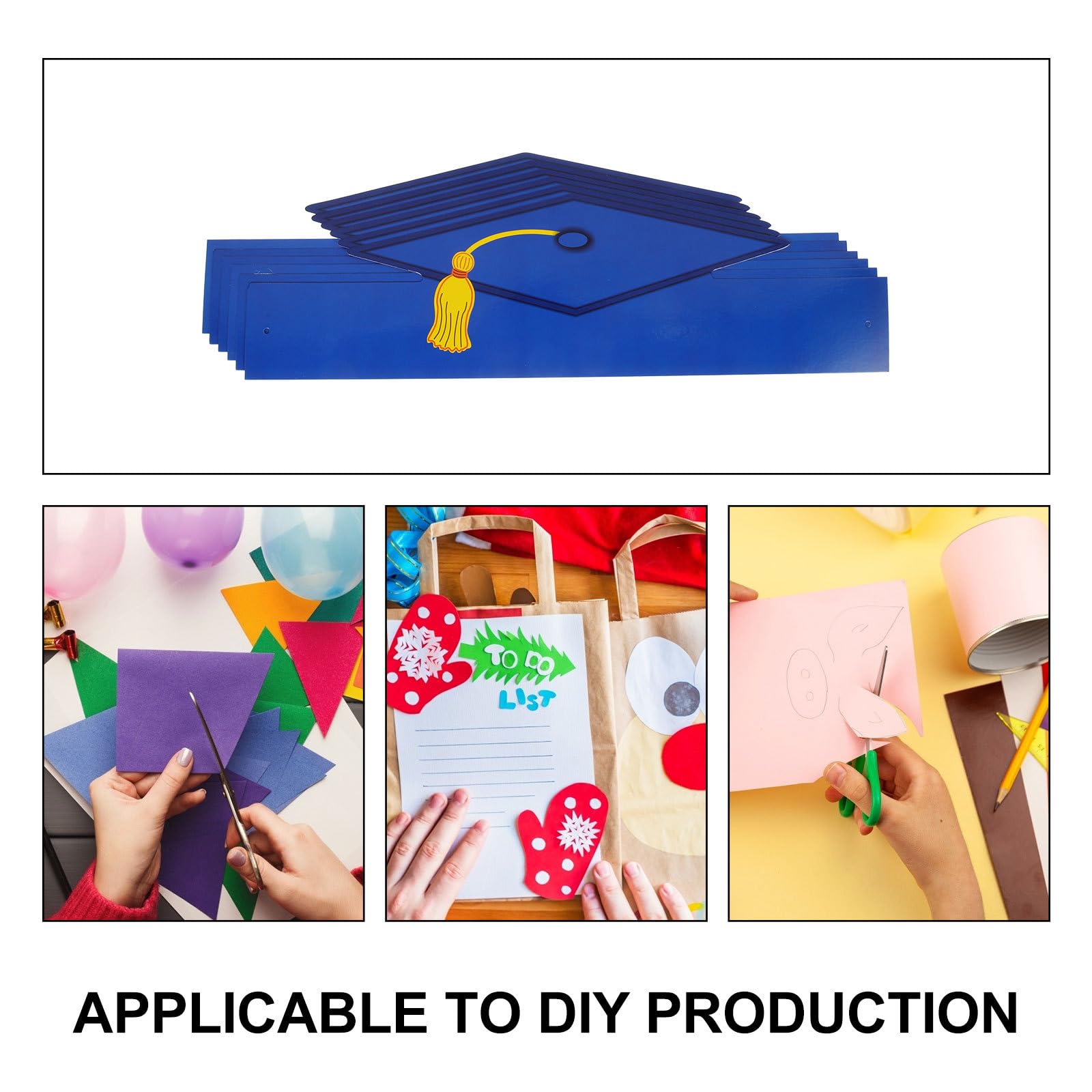 Amosfun Pz Oggetti Di Scena Per Cappelli Di Carta Da Dottore Cappello Di Laurea Di Carta Cappelli Di Laurea Di Bomboniera Festa Di ta Alunno Diplomato Trucco