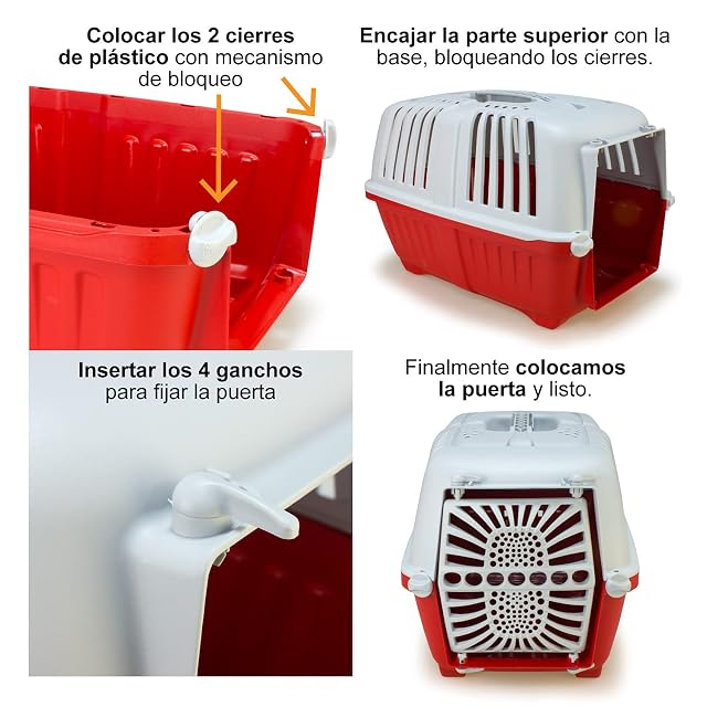 Foto 7 de 8 de Arquivet Transportin Pratiko - para Mascotas pequeñas - Transporte de plástico para tu Mascota