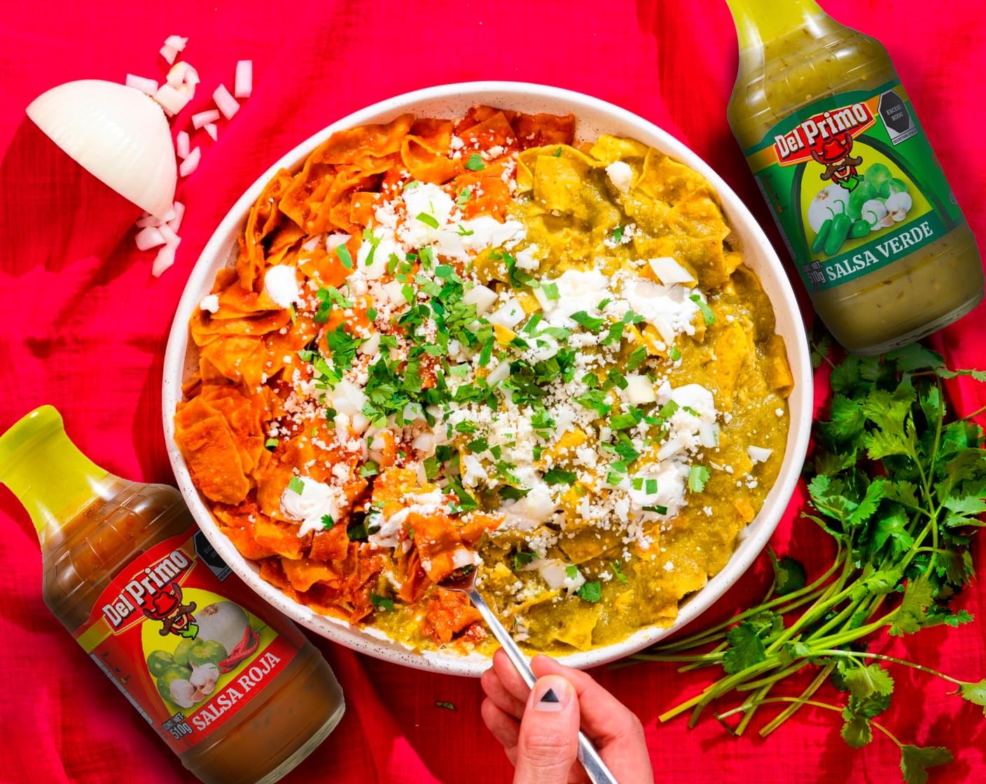 Del Primo México Salsa Verde, Salsa Roja y Salsa Guacamole 3x 510g