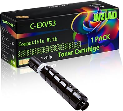 C-EXV53 Compatible for Canon Toner Cartridge with Chip iR-ADV 4525 4535 4545 4551 Printers, High Yield Value Pack Black Consumables Multi-Pack Remanufactured Compatible 1 Pack Black