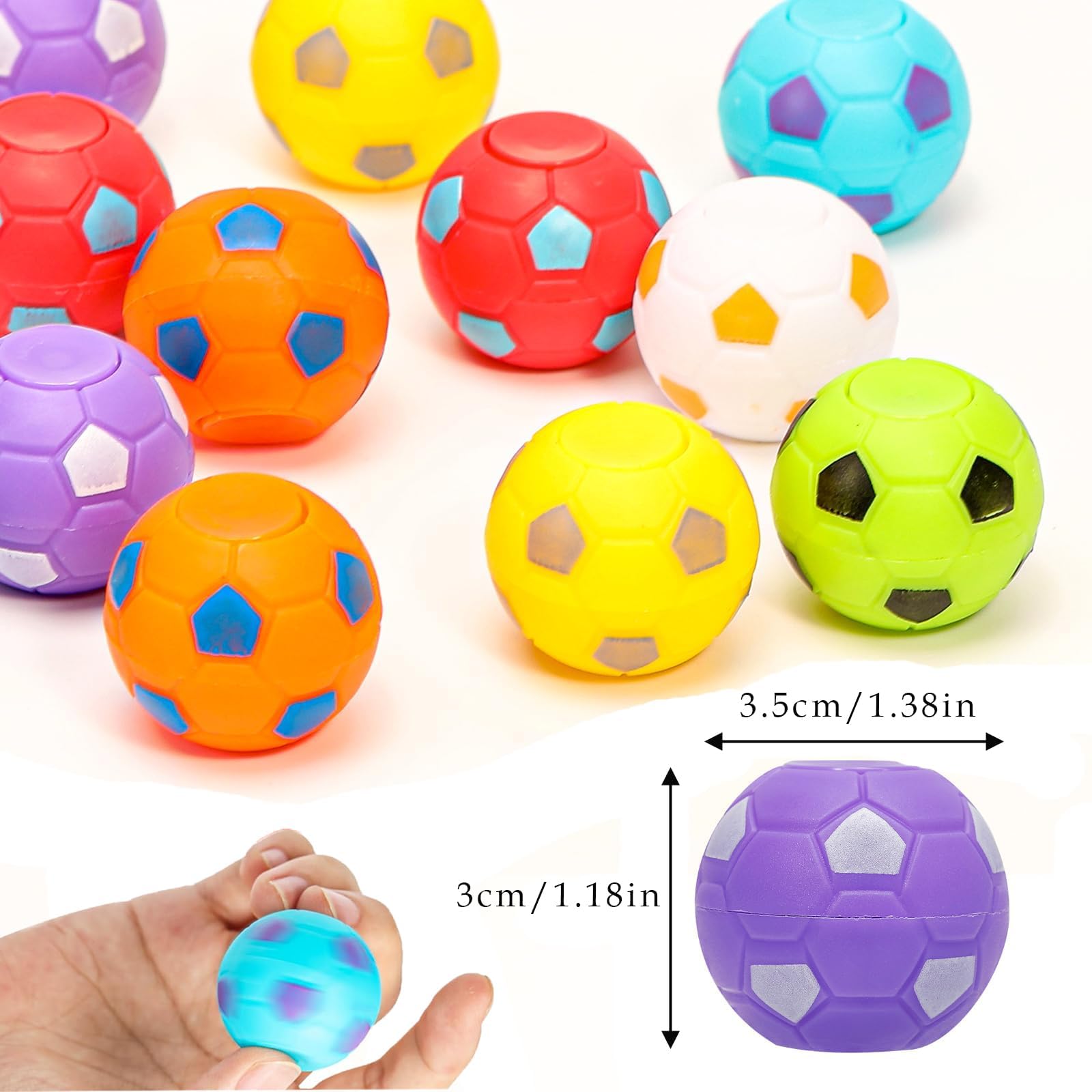 16 PCS Football Party Bags Fillers, Football Fidget Spinner, Boys Party Bag Fillers - Image 2