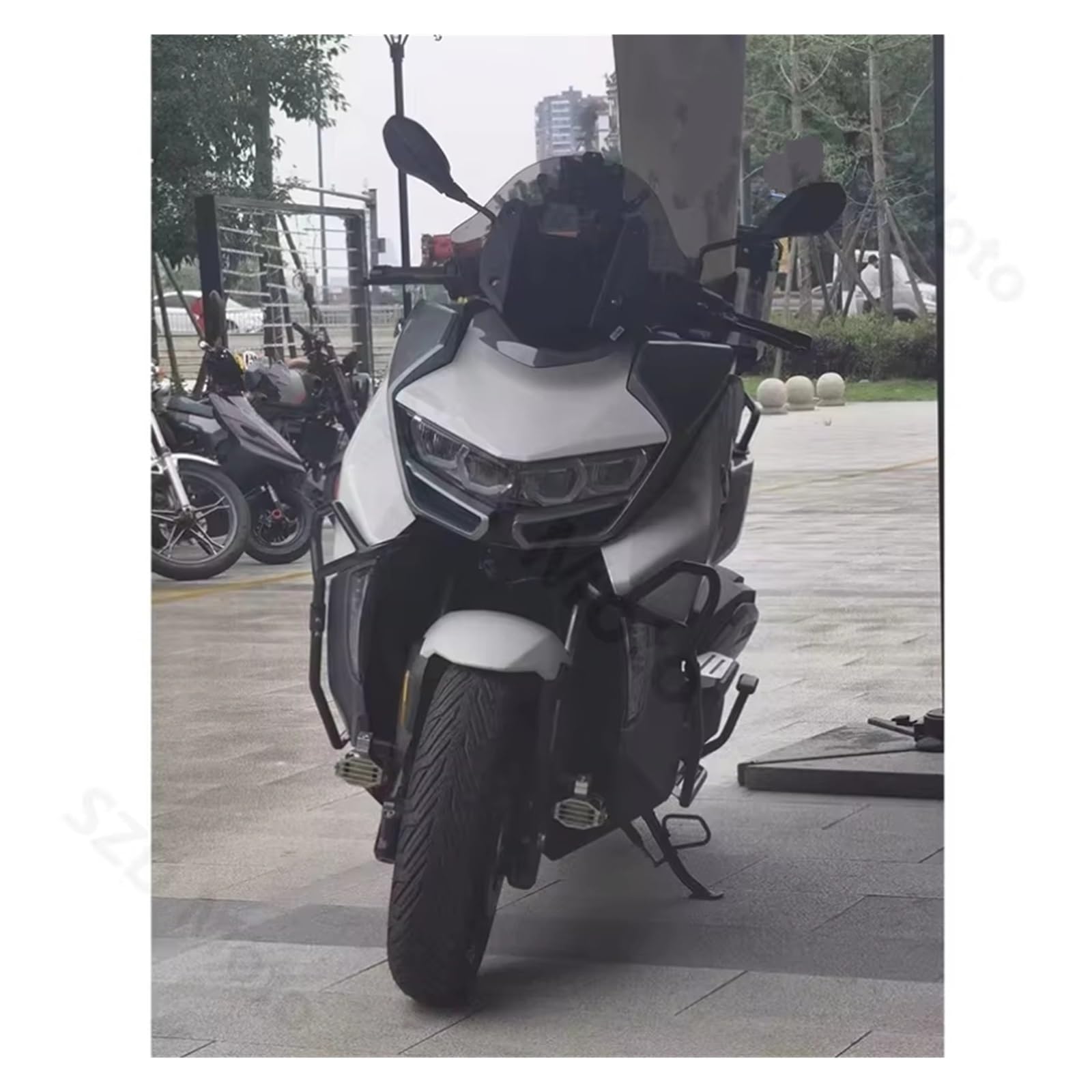 Cupolino Moto Per BMW Per C400GT C 400GT 400 GT Accessori Per Moto Parabrezza Deflettori D'aria Visiera Schermo Parabrezza Per Motocicletta(Nero)