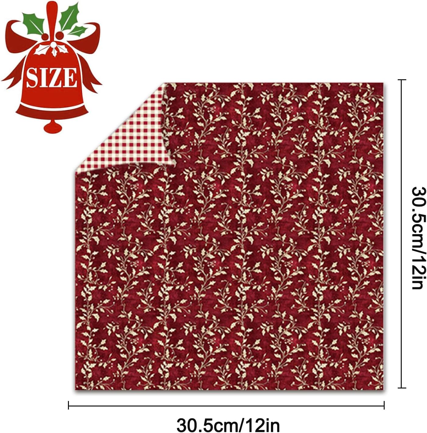 12x12 Scrapbook Paper Winter Patterned Paper for Scrapbooking (B)