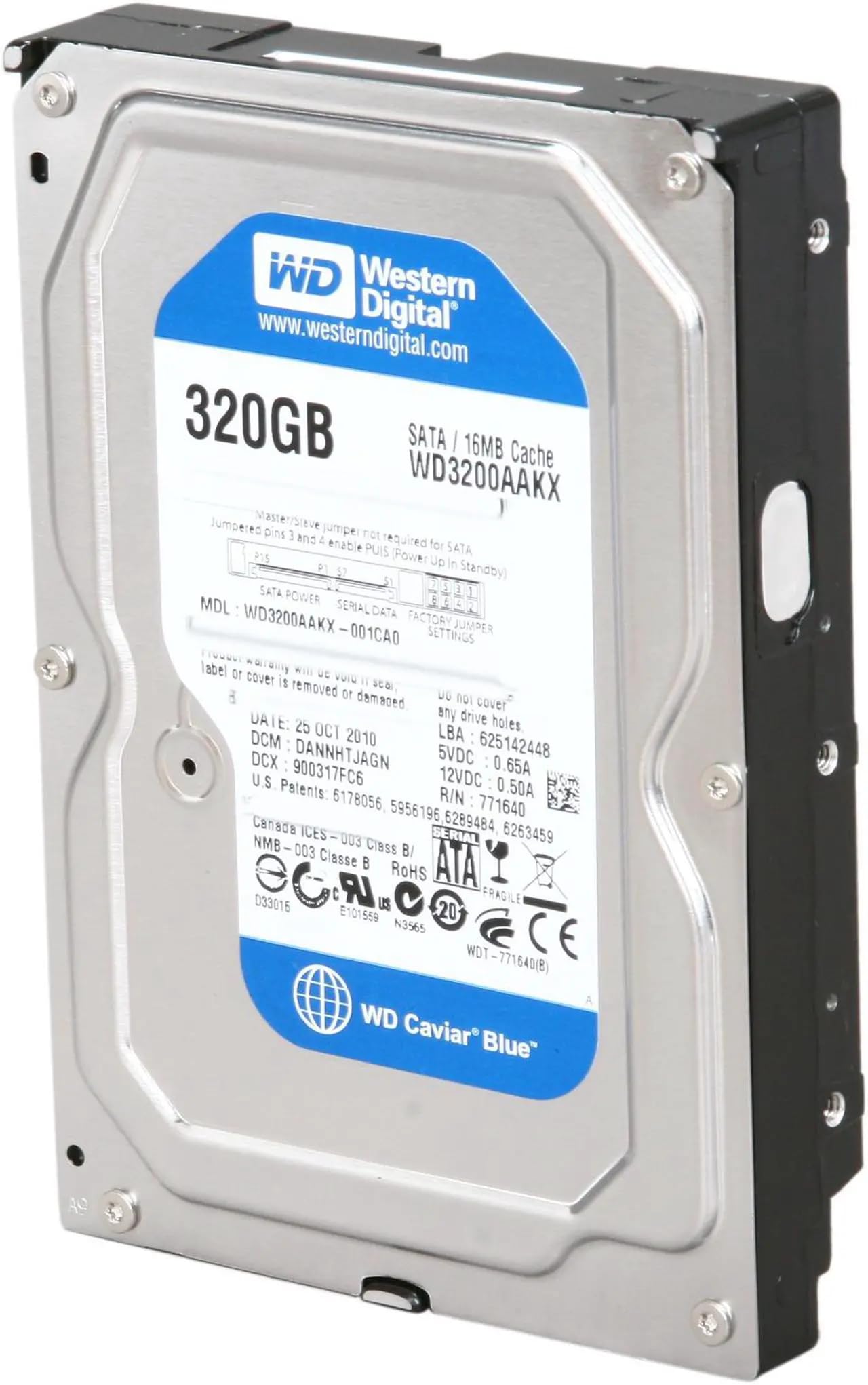 Amazon.com: Western Digital WD3200AAKX Caviar Blue 320GB 7200 RPM