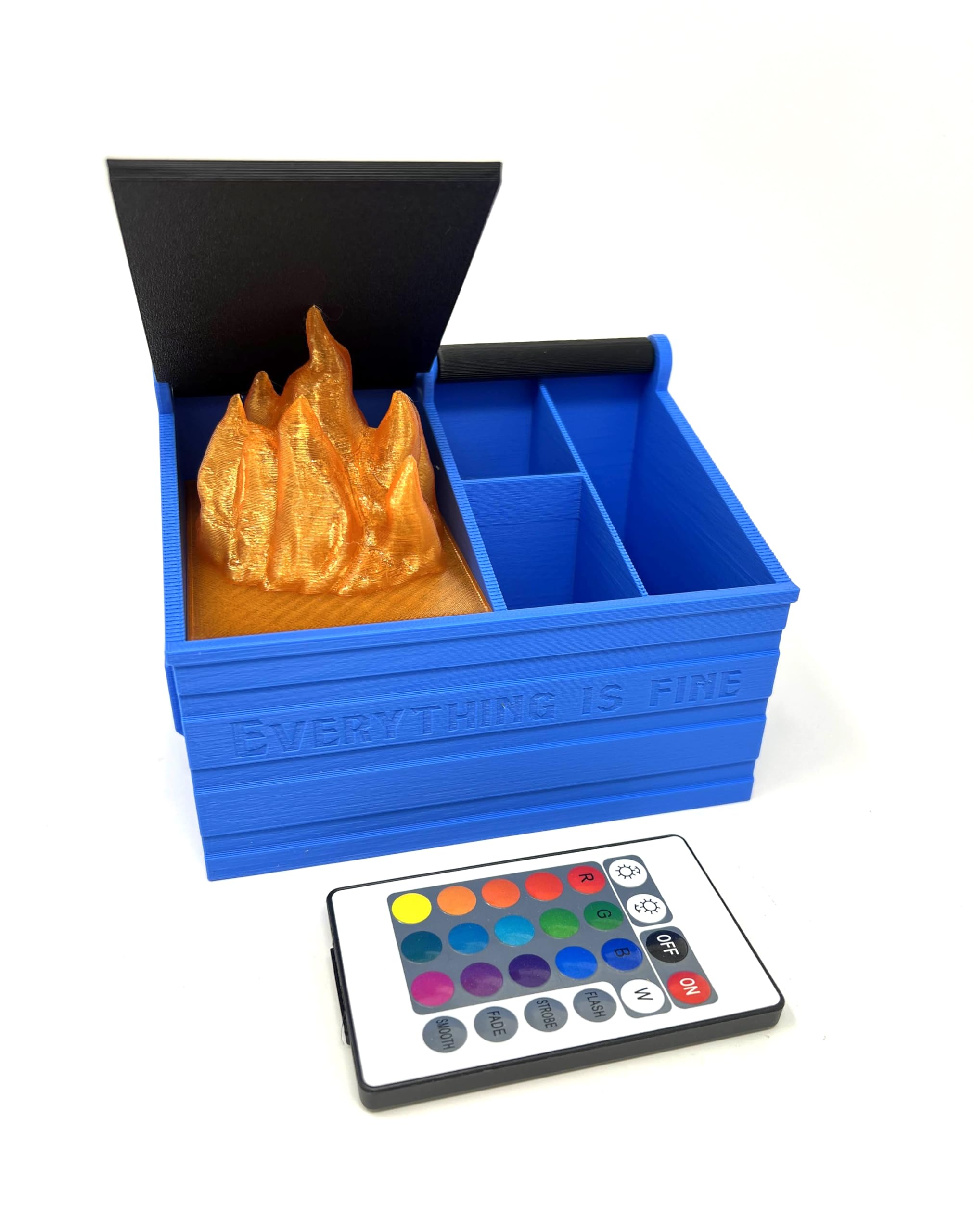 Amazon.com: MunnyGrubbers - Dumpster Fire Desk Organizer Caddy