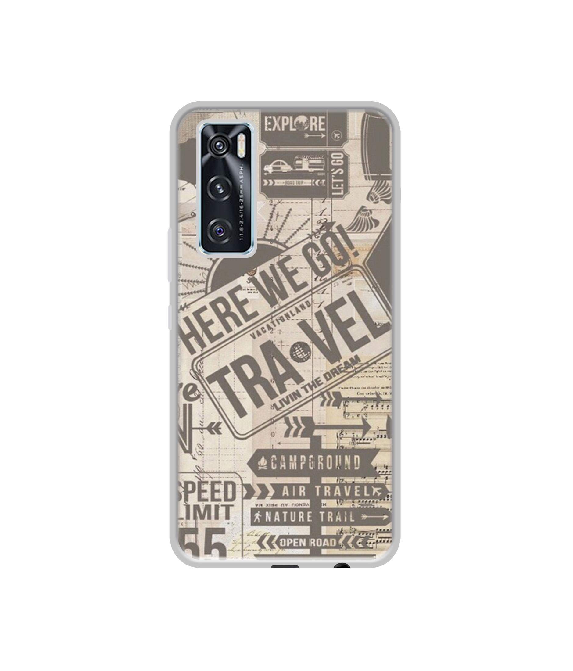 Casotec Travel Design Printed Silicon Soft TPU Back Case Cover for Vivo V20 SE (B08S3S31XF) Amazon Price History, Amazon Price Tracker