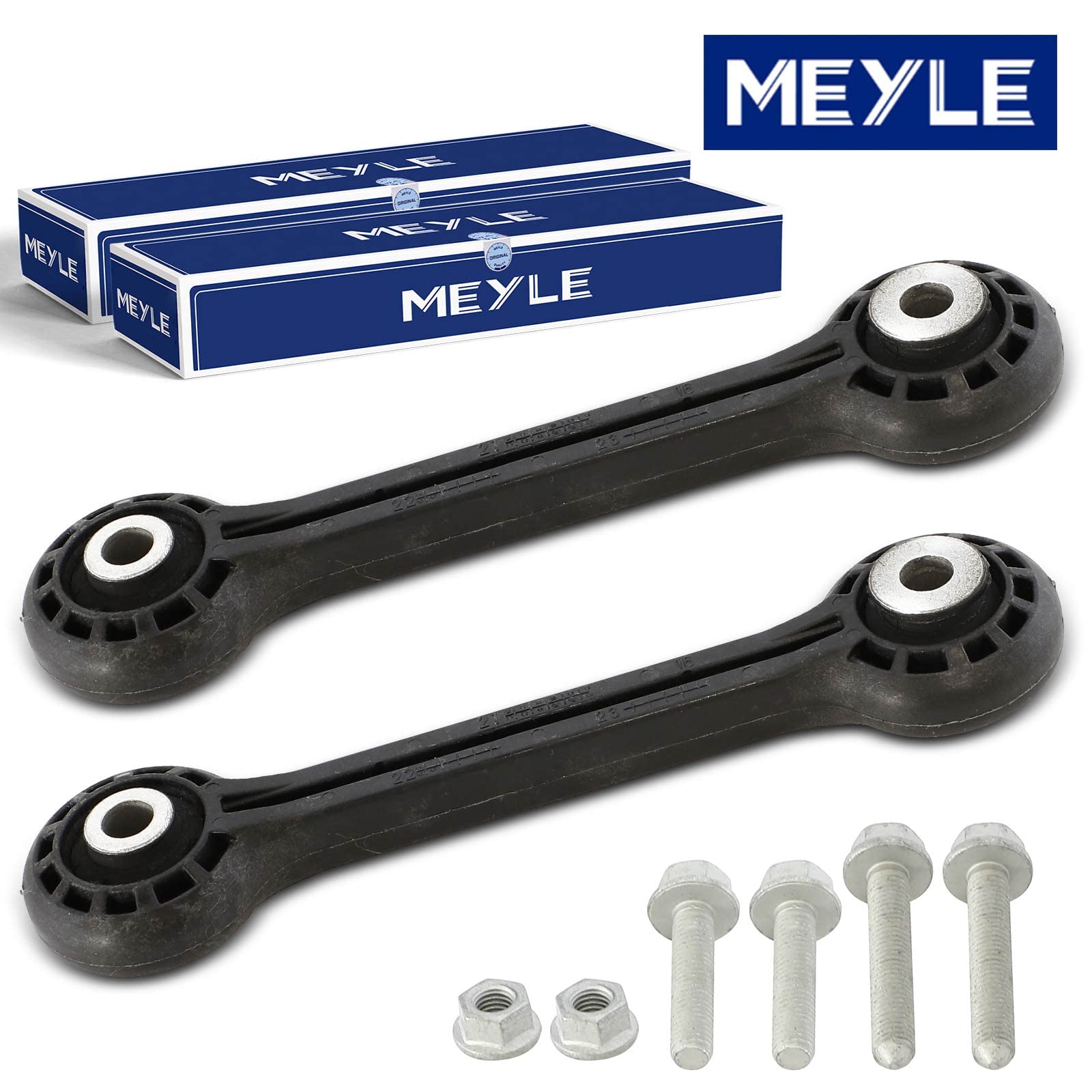 2x Original MEYLE 1160600049 Koppelstange Stabilisator Vorne Kompatibel mit A4 A5 A6 A7 A8 Q5 Q7 A4 Allroad A4 Avant A5 Cabriolet A5 Sportback A6 Allroad A6 Avant