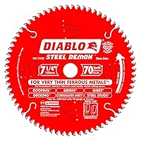 Vista 20 de Diablo Steel Demon Cermet II Hoja de Sierra para Metales y Acero Inoxidable - 6-1/2" de Diámetro, 48 Dientes TCG, Mandril de 5/8", Corte de .061