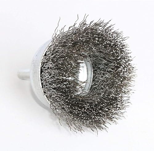 Miniatura 3 de Kit de cepillo de copa prensado de alambre de acero inoxidable 6PCS para taladro con vástago de 14 pulgadas