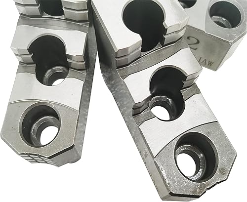 Miniatura 4 de LGXEnzhuo Juego de mandíbulas de mandíbula de mandíbula de mandíbula dura de acero dentado de 12 pulgadas, 3 pasos