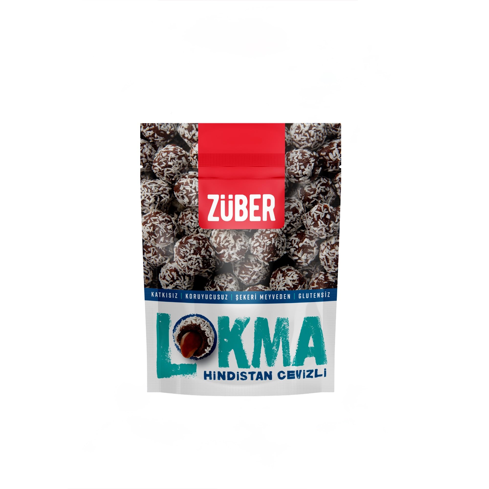 Züber Hindistan Cevizi Lokma, 96Gr, 12 Adet
