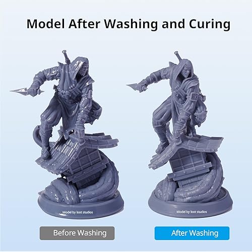 Miniatura 9 de ANYCUBIC Wash & Cure Max, estación de lavado y curado ultra grande de 14.9L, modo de limpieza doble, ahorro de detergente 50%, compatible con