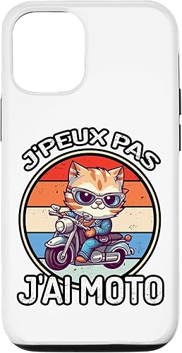 Miniatura 4 de iPhone 12 mini Je Peux Pas J'ai Moto pour les garçons, filles Case