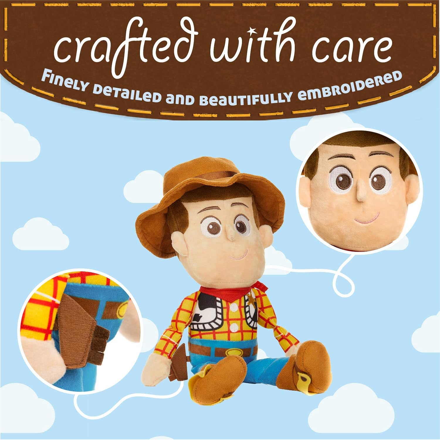 Disney Baby Toy Story Large 15” Stuffed Animal Plush Woody