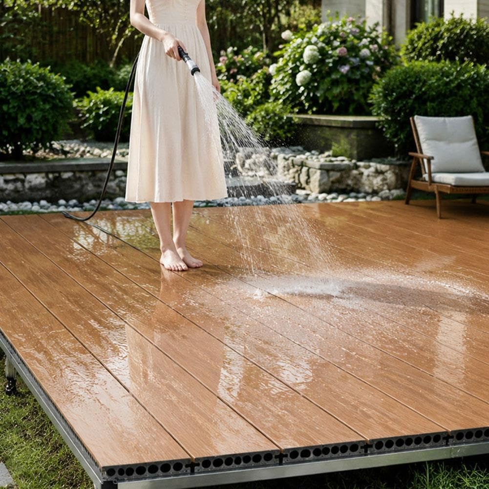 Plataforma Modular Elevados de Madera Compuesta, Kit de Cubierta Flotante