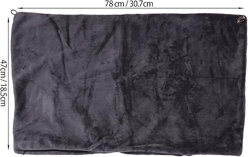 Miniatura 6 de Mantas cálidas, mini manta térmica portátil con diseño de botón de chal, manta eléctrica con calefacción plegable, manta de campamento para