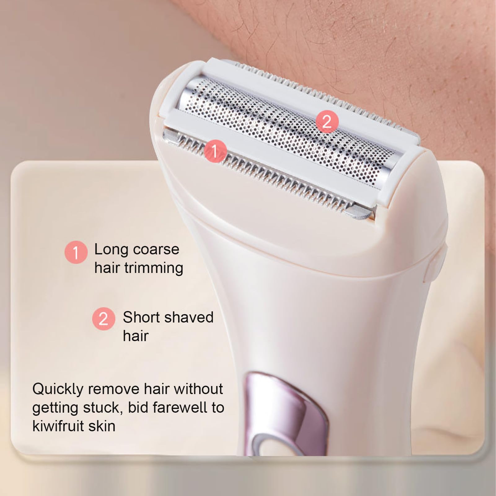 Bikini Trimmer Für en Wiederaufladbare Rasierer Für Die Körperrasur Der | Trimmer Für Den Intimbereich Für Das Zuhause, Reisen, Urlaub, Die Wohnung, Studentenwohnheim Und Das
