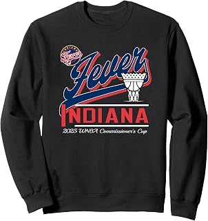 WNBA Official Commissioner's Cup 2025 Raise Indiana Fever Sweatshirt