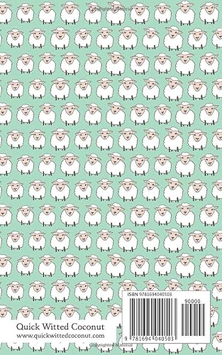 Sheep Notebook - Ruled Pages - 5x8 - Premium: (Green Edition) Fun animal notebook 96 ruled/lined pages (5x8 inches / 12.7x20.3cm / Junior Legal Pad / Nearly A5)