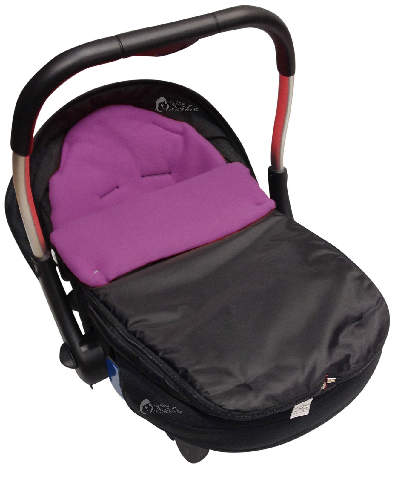 Chancelière pour siège auto Silver Cross évite de réveiller bébé violet - 2