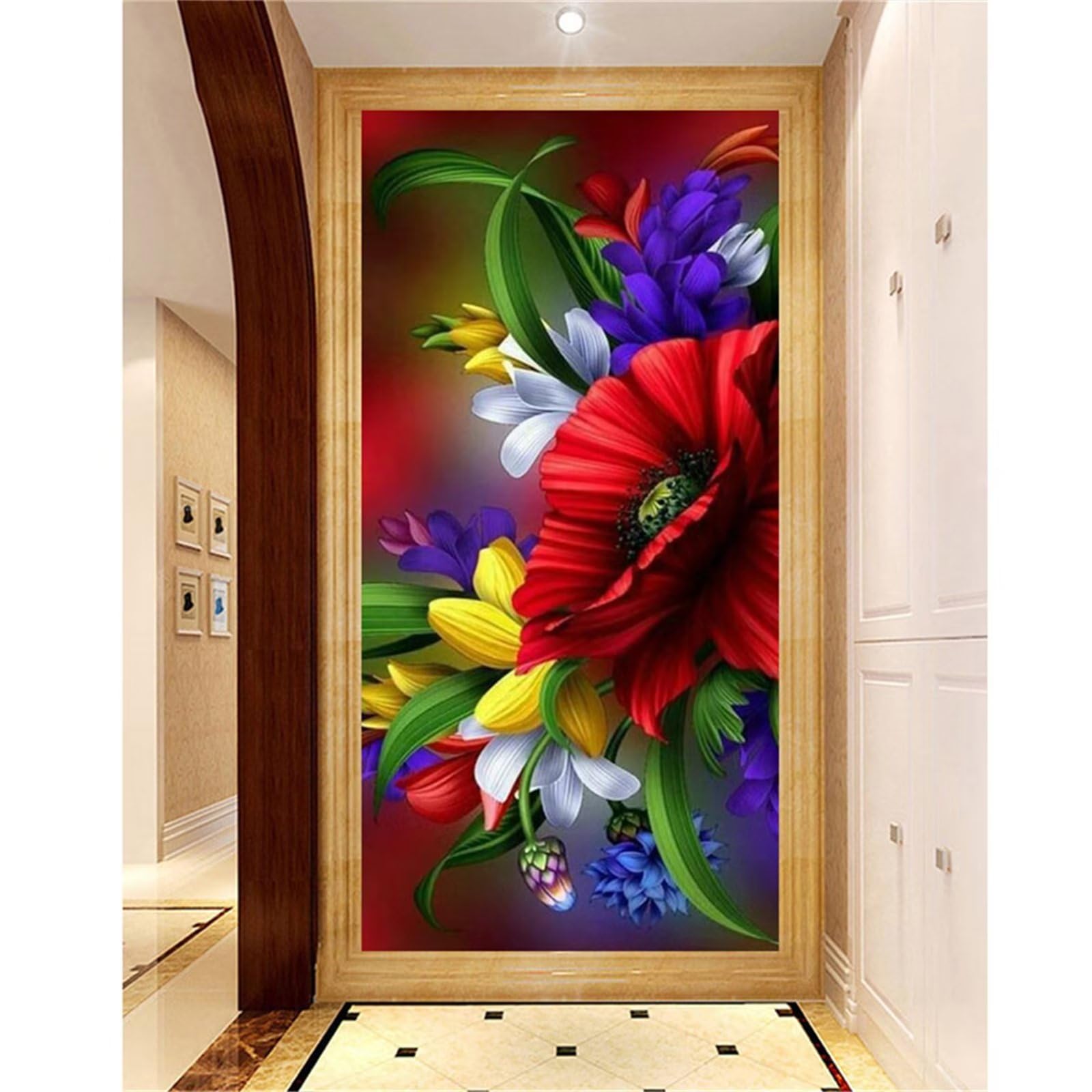 Broderie Diamant Kit Complet 5D Peinture Diamant Adulte Grand Format 70x140cm Z-6435