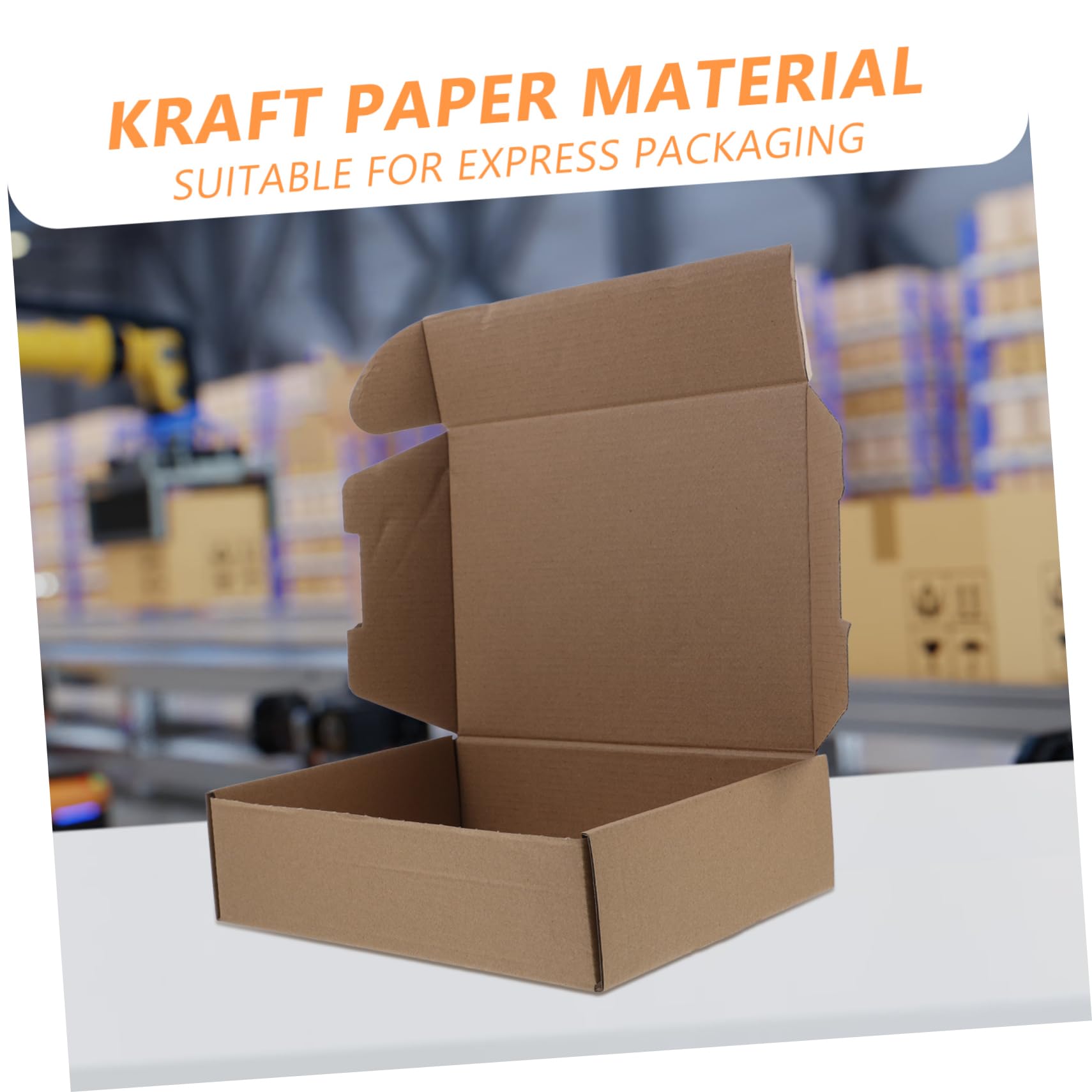 OSALADI 25 Piezas Cajas De Papel Para Embalaje Cajas Postales Para Envío Para Pequeñas Empresas Planas Para Almacenamiento