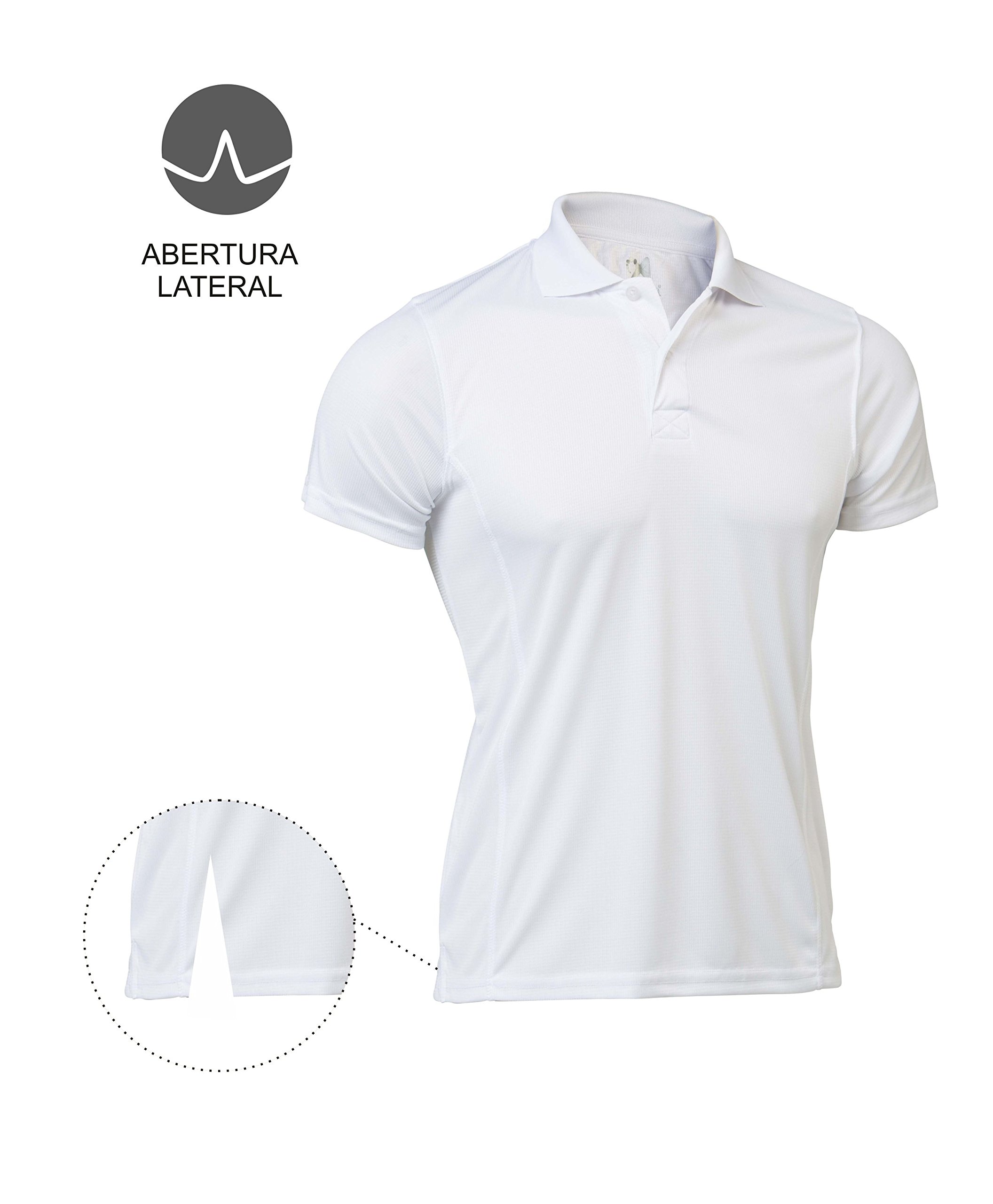 Asioka 08/13n Polo Técnico Liso de Manga Corta Unisex niños