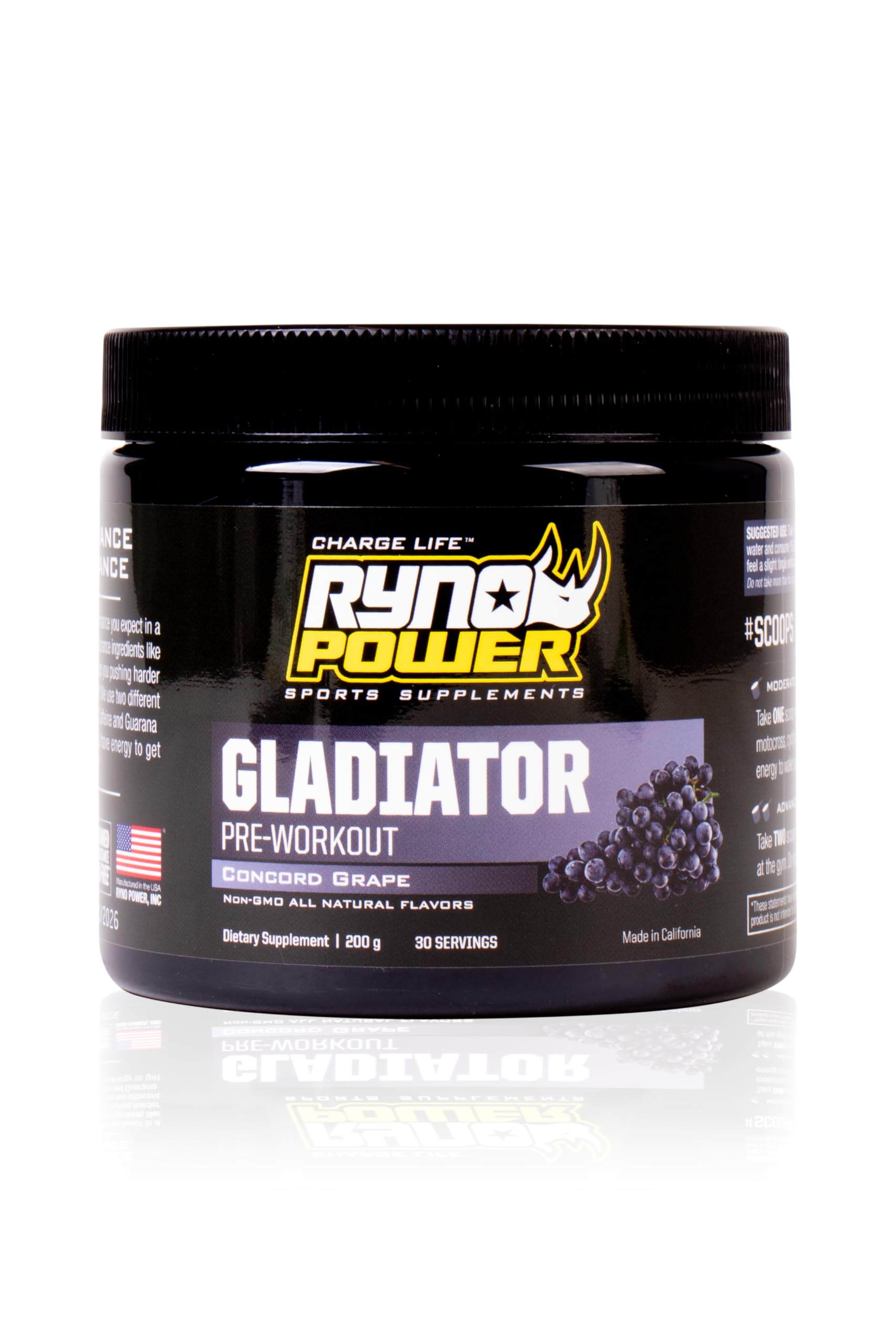 Ryno Power Gladiator Concord Grape (200g)