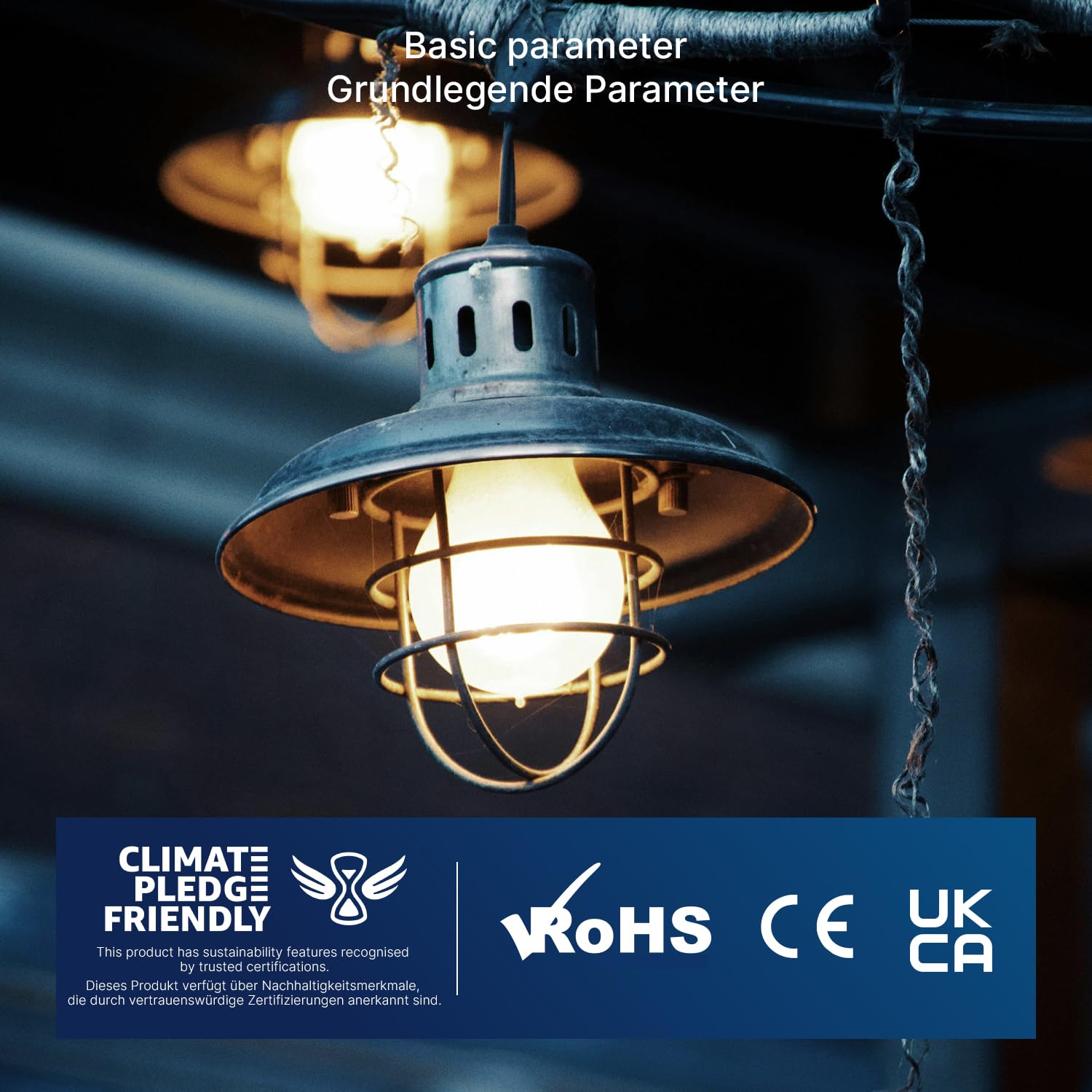 FLSNT Lampadina E27 bianca fredda 200 W equivalente, 18 W A70 Lampadina a basso consumo 3000lm, super luminosa, design 4000K, bianco freddo, non dimmerabile, confezione da 2