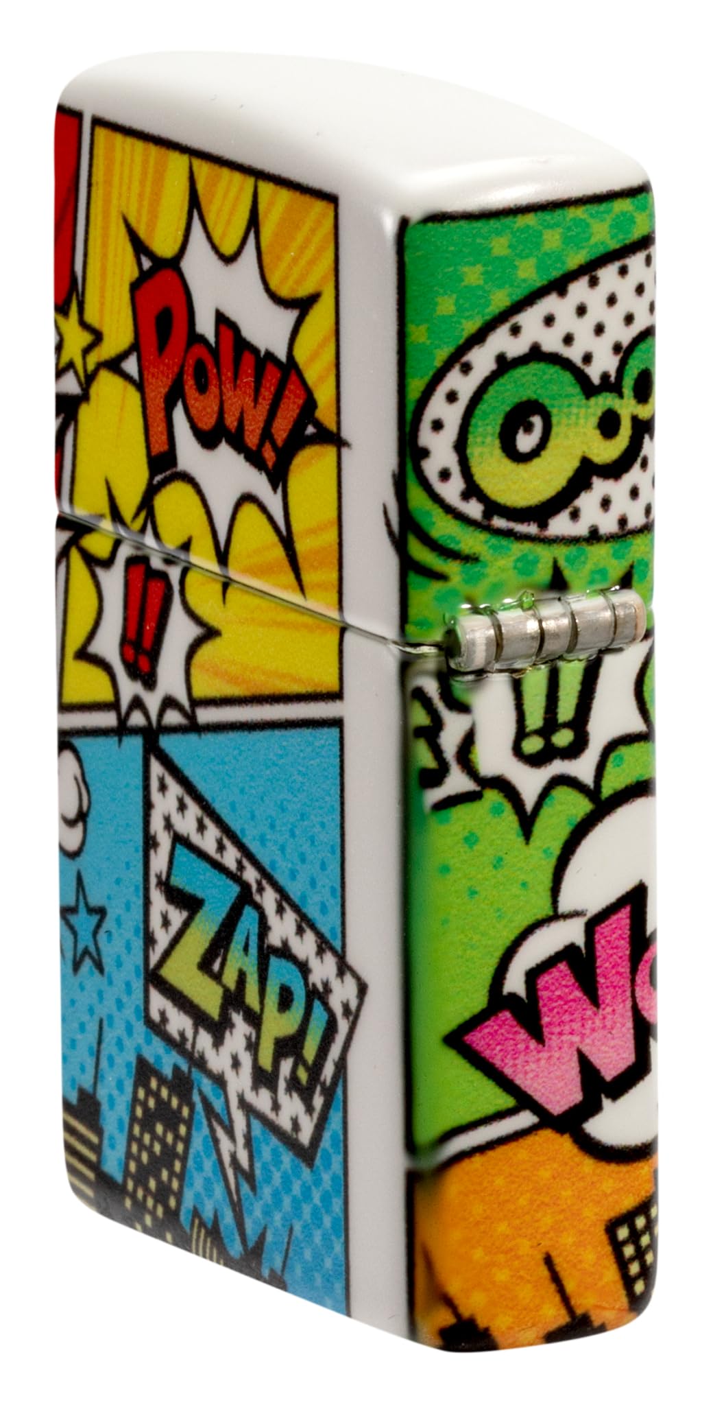 Zippo Sturmfeuerzeug - Pop Art City, 540°, Color Image - Nachfüllbar - Wiederverwendbar - Windfestes Design - Geschenkbox - Made in USA