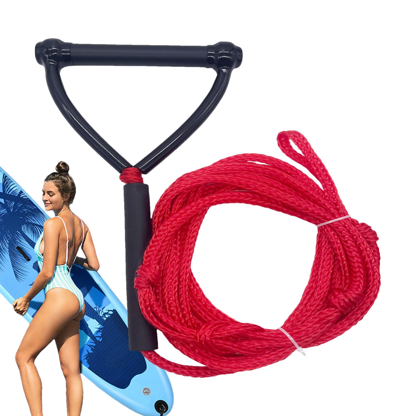 Cuerda de esquí acuático Wakesurf 24 pies alta resistencia para remolcadores de botes wakeboard