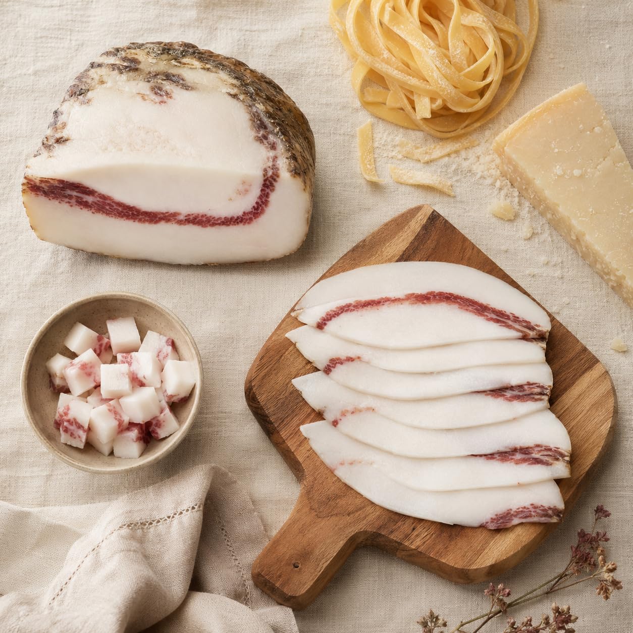 Papada Ibérica de Bellota Curada en Bodega Natural 1,2-1,5 Kg Envasada al Vacío Sabor Intenso
