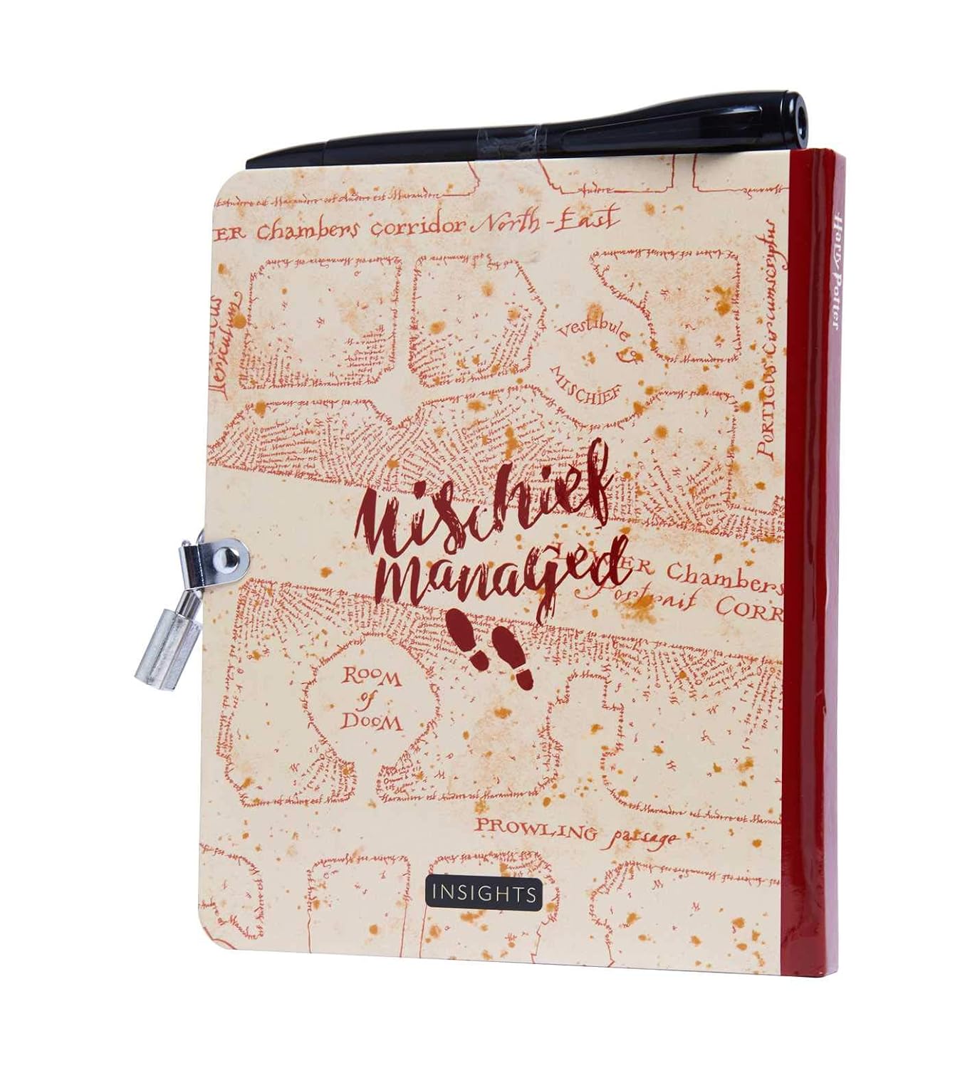 Harry Potter: Marauder's Map Invisible Ink Lock & Key Diary image 2