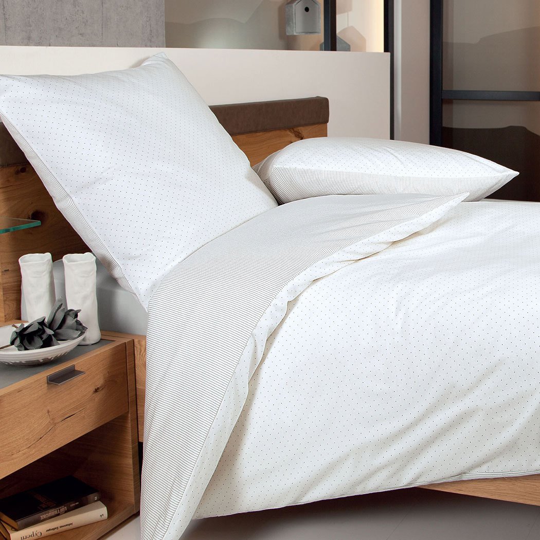 Janine Davos – Ropa de cama | opalgrau | 155 x 220 cm