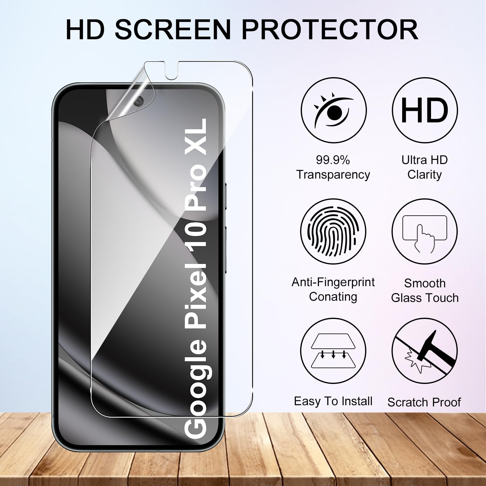Films Protection écran Google Pixel 7a - BROTECT - 2 Pièces Brillants - Neufs
